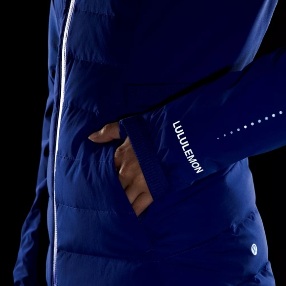 Lululemon Down For It All Jacket 4 PSYH Blue - Picture 7 of 10